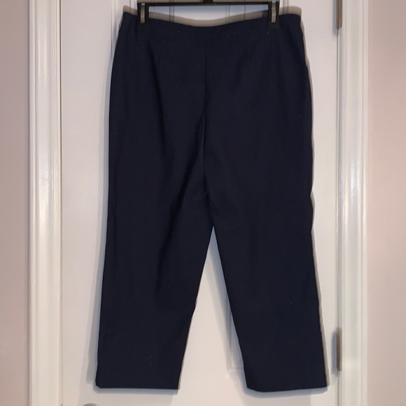 Time and Tru capris, dark shimmering blue, size medium, 8 to 10 - Picture 6 of 11